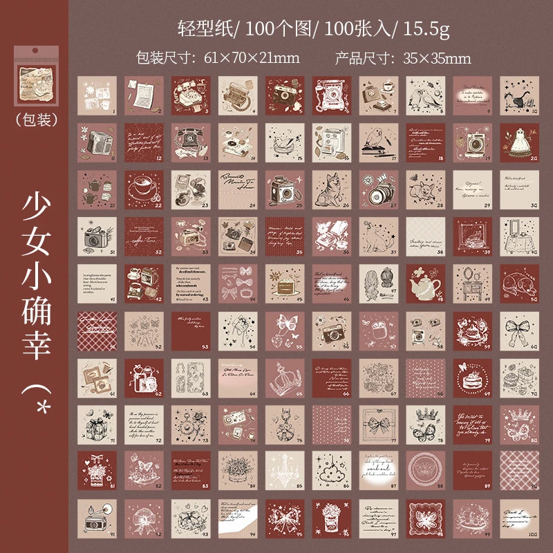 Delicate Girl's Life Material Book